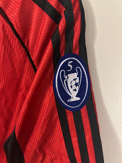 AC Milan 1998/99 Home Jersey – Maldini #3 – Adidas