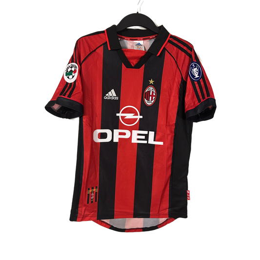 AC Milan 1998/99 Home Jersey – Maldini #3 – Adidas