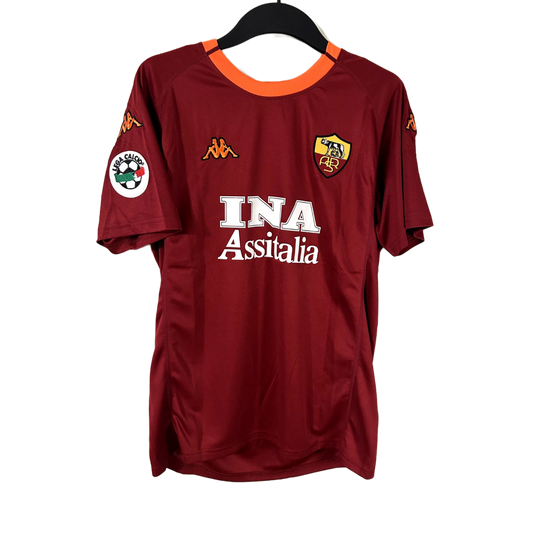 AS Roma 2000/01 Home Jersey – Totti #10 – Kappa