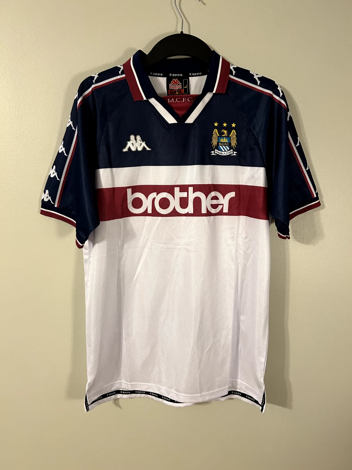 Manchester City 1997/98 Away Jersey – Kinkladze #10 – Kappa