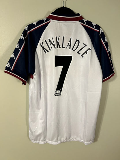 Manchester City 1997/98 Away Jersey – Kinkladze #10 – Kappa