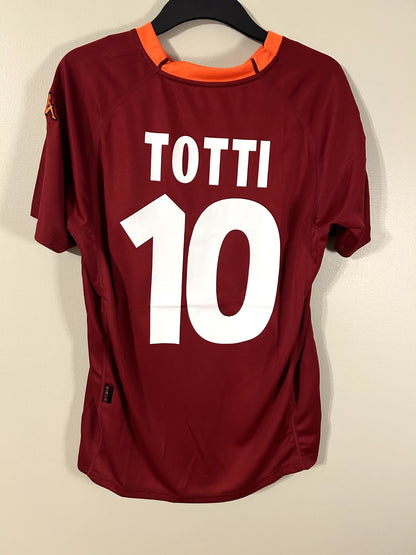 AS Roma 2000/01 Home Jersey – Totti #10 – Kappa
