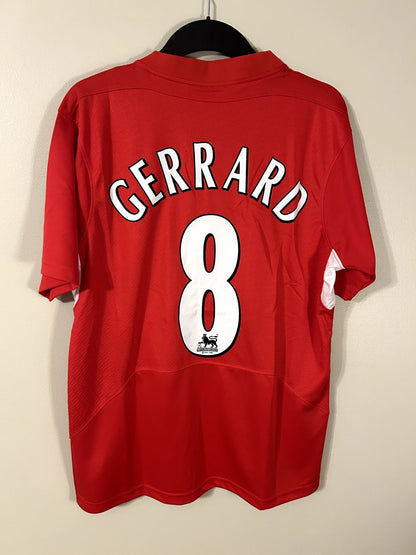 Liverpool 2004/05 Home Jersey – Gerrard #8 – Reebok